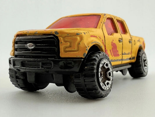 '15 Ford F-150 Hot Wheels 2014 Żółty 1:64 – zdjęcie 2