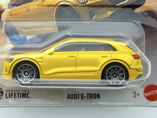 AUDI E-TRON Superfast Matchbox 2024 Żółty 1:64 – zdjęcie 2