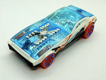 Power Pistons X-Raycers Hot Wheels Biały 1:64 – zdjęcie 2