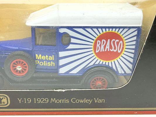 1929 MORRIS COWLEY VAN Matchbox 1986 Niebieski 1:40 Made in Macau – zdjęcie 2
