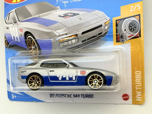 '89 PORSCHE 944 TURBO HW Turbo Hot Wheels 2021 Srebrny 1:64 – zdjęcie 2