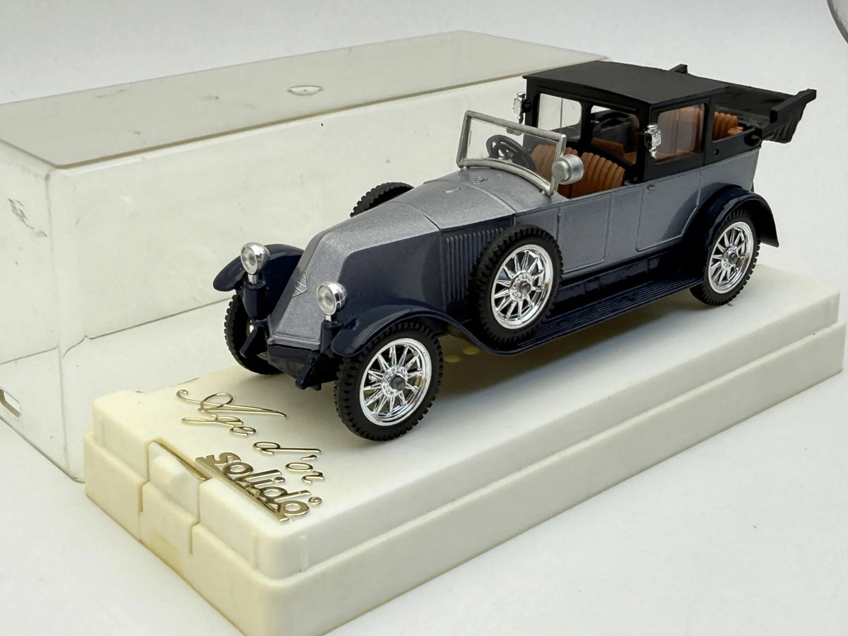 RENAULT 40CV Z 1926 R. Age D'Or Solido '80 Srebrny 1:43 Made in France – zdjęcie 2