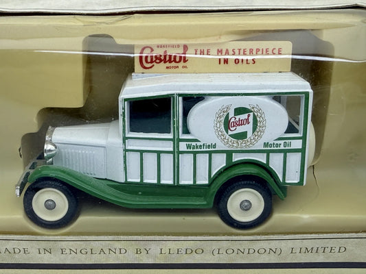 1934 Model "A" Ford Wagon Lledo 1:64 Made in England Furgonetka Castrol – zdjęcie 2