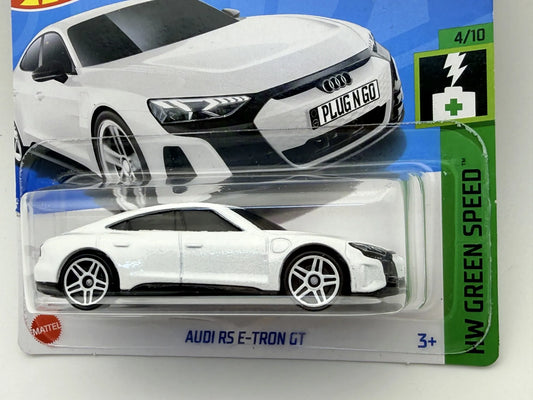AUDI RS E-TRON GT HW Green Speed Hot Wheels 2024 Biały 1:64 – zdjęcie 2