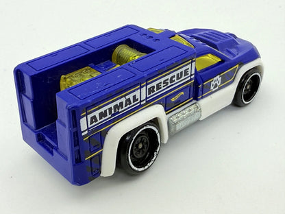 Rescue Duty Hot Wheels Niebieska 1:64 – zdjęcie 2