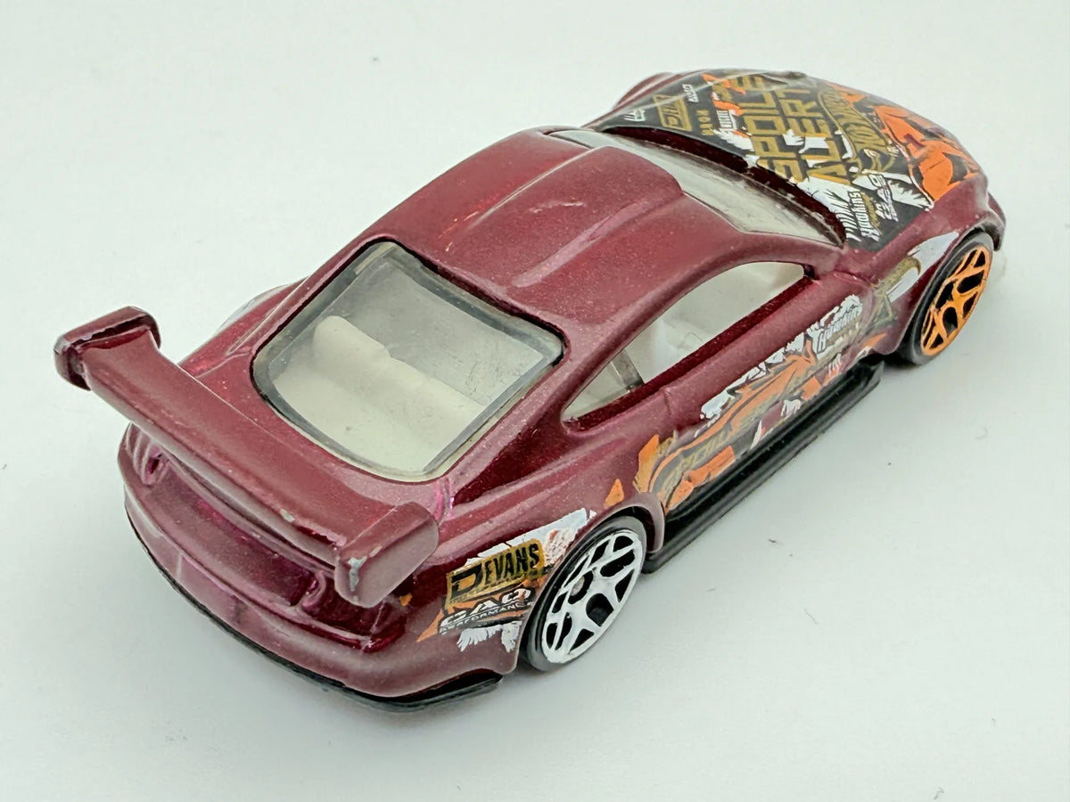 CUSTOM '18 FORD MUSTANG GT Hot Wheels 2018 Bordowy 1:64 – zdjęcie 2