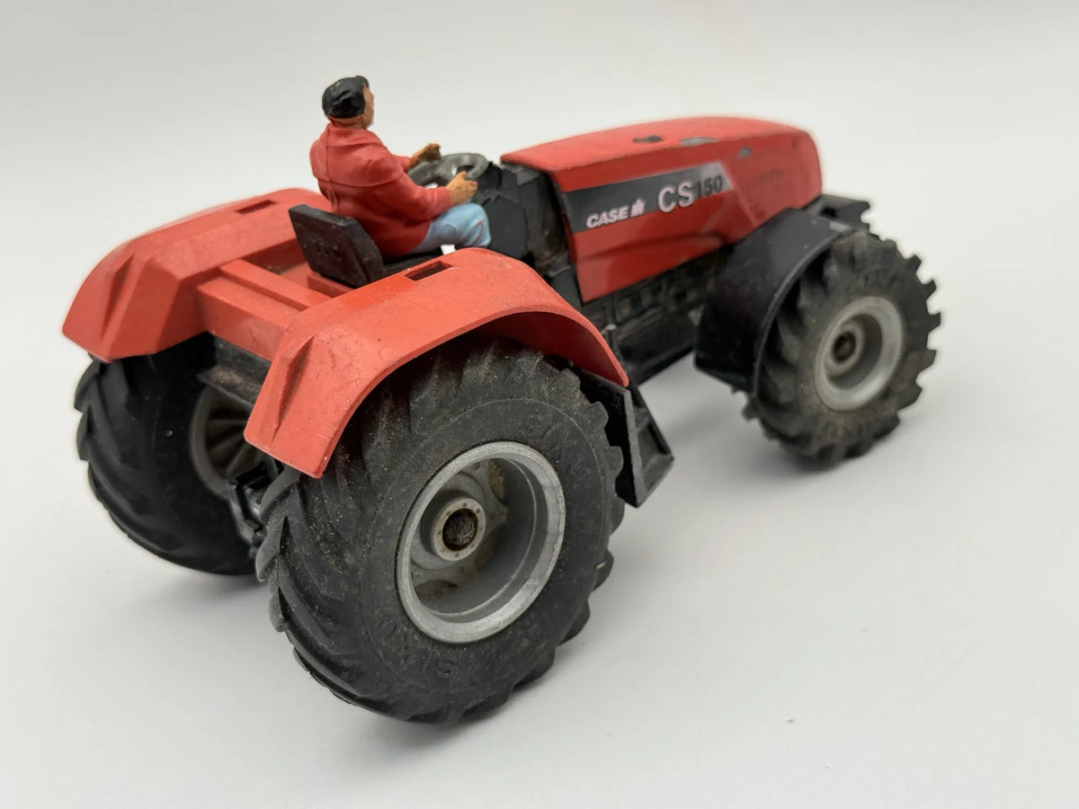 TRAKTOR CS150 CASE Z FIGURKĄ KIEROWCY Chap Mei Czerwony 1:25 – zdjęcie 2