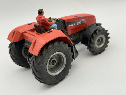 TRAKTOR CS150 CASE Z FIGURKĄ KIEROWCY Chap Mei Czerwony 1:25 – zdjęcie 2
