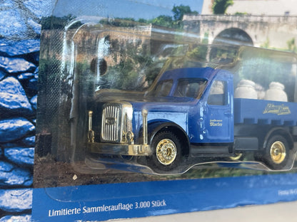 Opel Grell 1:87 Ciężarówka Promocyjna Milanoer Bräu Blister Niebieski – zdjęcie 2