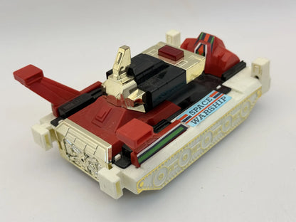 CZOŁG KOSMICZNY SPACE WARSHIP TRANSFORMERS ROBOT ok 1980 Biały 1:43 – zdjęcie 2