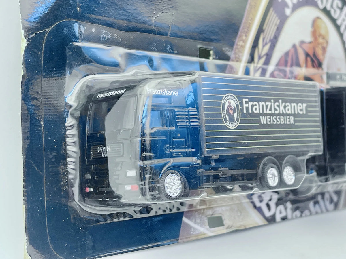 MAN TRUCK DGD 1:87 Ciężarówka Promocyjna Blister Franziskaner Weissbier – zdjęcie 2