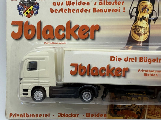 Mercedes-Benz Actros Eurosun 1:87 Ciężarówka Promocyjna Jblacker Blister – zdjęcie 2