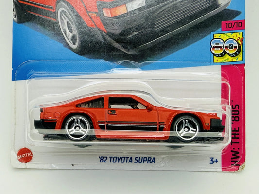 '82 Toyota Supra Hot Wheels 2021 HW: THE '80s 1:64 Blister Czerwony – zdjęcie 2