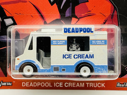 Dairy Delivery Hot Wheels 2018 DeadPool 1:64 Food Truck ICE CREAM Blister – zdjęcie 2
