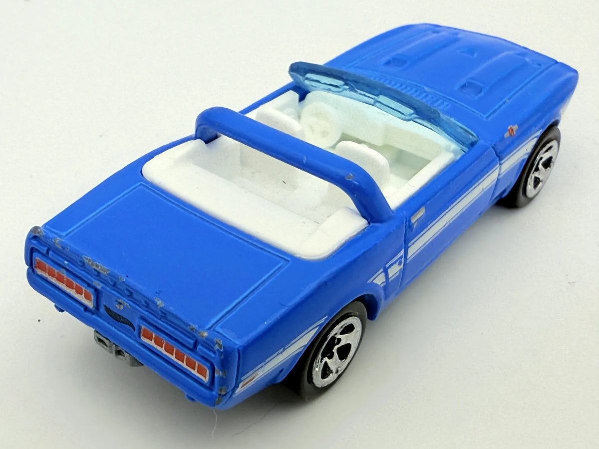 69 Shelby Gt-500 Hot Wheels Niebieski 1:64 – zdjęcie 2