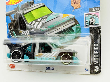 Lolux Hot Wheels 2024 HW Modified 1:64 Blister Turkusowy – zdjęcie 2