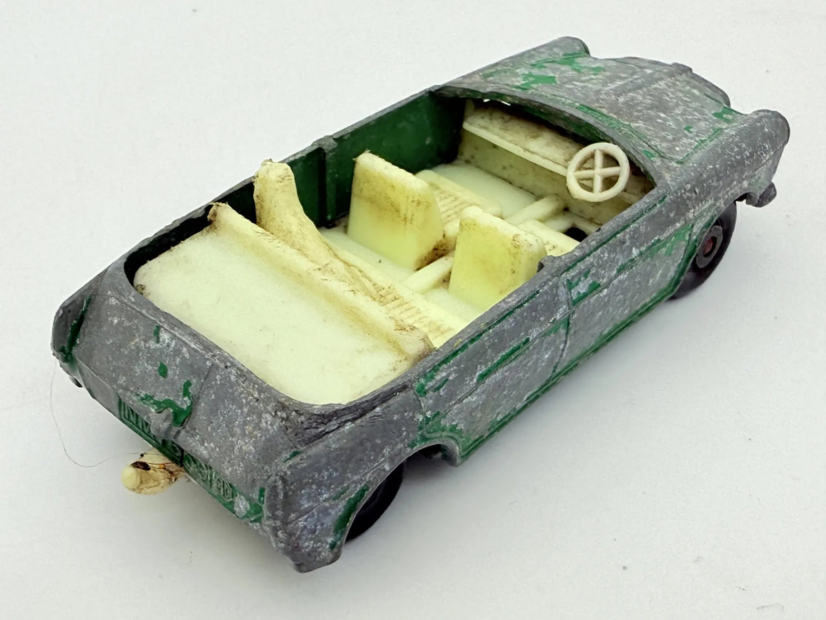 Convertible Matchbox Zielono-Szara 1:60 Made in Anglia – zdjęcie 2