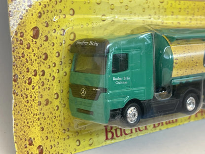 Mercedes-Benz Actros EKGB-Brauerein 1:87 Bucher Bräu Blister Zielony – zdjęcie 2
