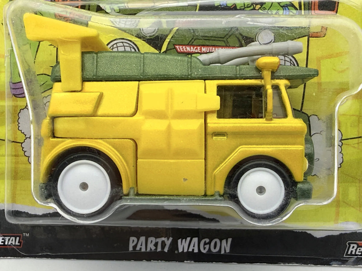 PARTY WAGON Hot Wheels 2024 Żółty 1:64 – zdjęcie 2