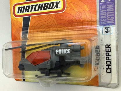 Helikopter "CHOPPER" POLICE HELICOPTER MBX METAL Policja Matchbox 2006 1:87 – zdjęcie 2