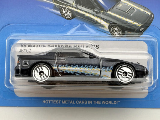 '89 MAZDA SAVANNA RX-7 FC3S, Hot Wheels 2024, HDG52 JBY62, Czarny, 1:64 – zdjęcie 2