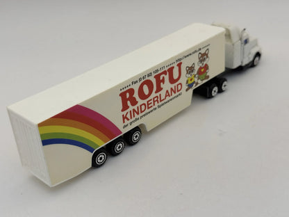 Ciężarówka AMERICAN TRUCK Z NACZEPĄ PUDEŁOWĄ 1995 1:100 Rofu Kinderland – zdjęcie 2
