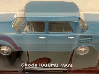 SKODA 1000 MB 1969 Kolekcja PRL Deagostini Niebieski 1:43 – zdjęcie 2