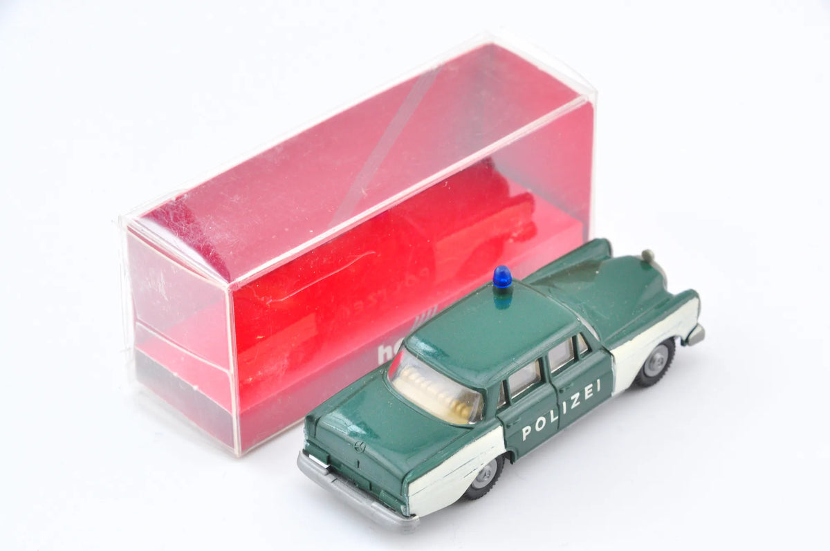 Mercedes 220, Herpa, Policja, Polizei, die cast resoraki, 1:87 – zdjęcie 2