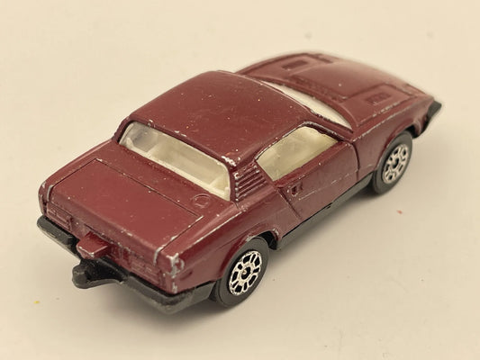 TRIUMPH TR7, Corgi, Made in Great Britain, Die cast, Bordowy, 1:64 – zdjęcie 2