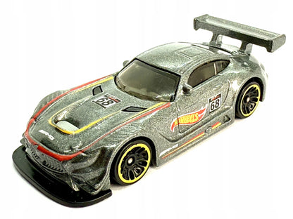 '16 MERCEDES-AMG GT3, Hot Wheels 2017, FJV46, Grafitowy, 1:64, Resoraki – zdjęcie 2