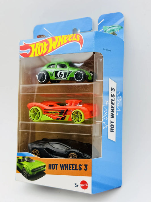 3-PACK (Lamborghini) Hot Wheels 2024 1:64 6 Blister Wielokolorowy – zdjęcie 2