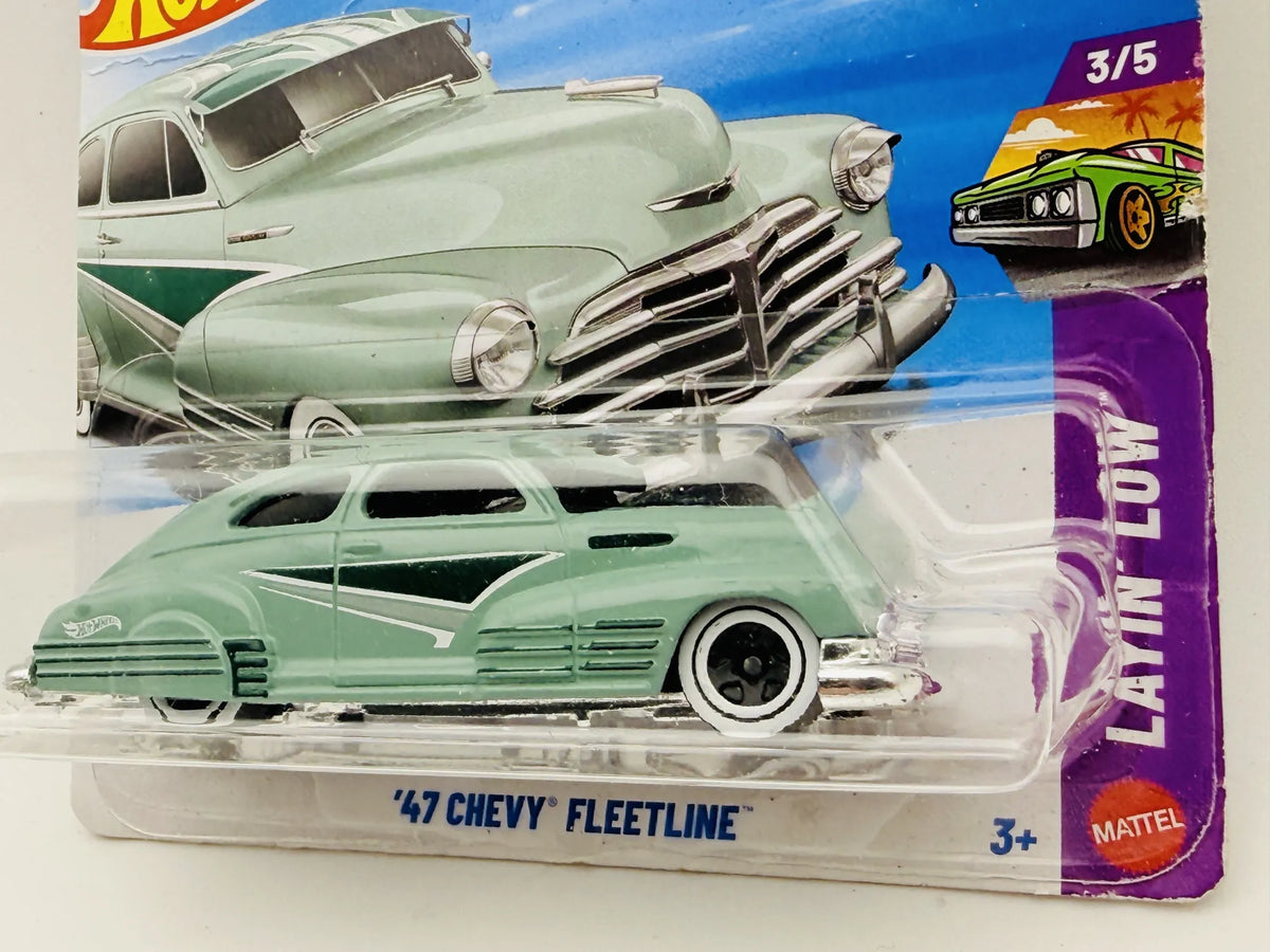 Chevrolet Fleetline Hot Wheels Mainline 1:64 Blister Zielony – zdjęcie 2