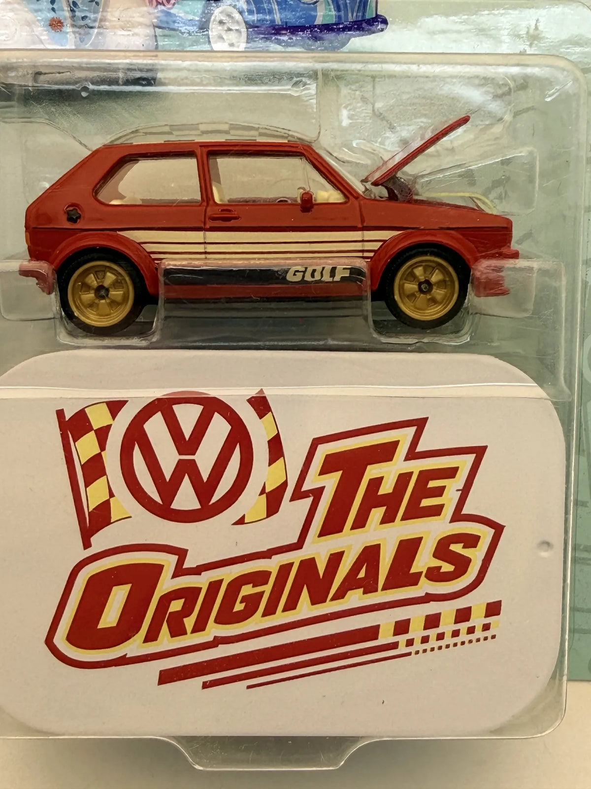 VOLKSWAGEN GOLF MK1 The Originals Majorette 2022 Czerwony 1:64 – zdjęcie 2