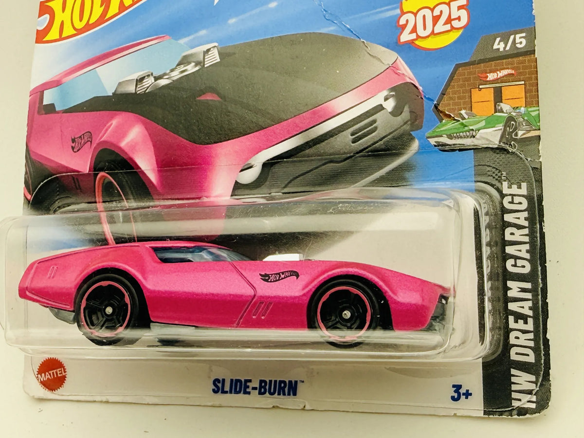 Slide-Burn Hot Wheels HW Modified 1:64 Blister Różowy – zdjęcie 2