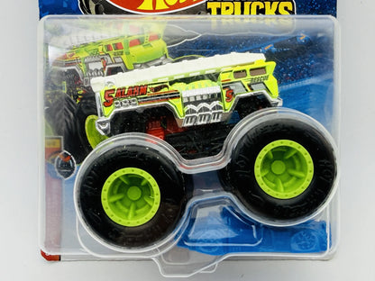 5 Alarm Hot Wheels 2026 1:64 Monster Truck Blister Zielony Straż pożarna – zdjęcie 2