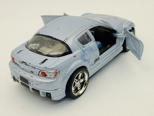 Mazda Rx-8 Kinsmart 2002 1:36 1 Luzak Niebieski – zdjęcie 2