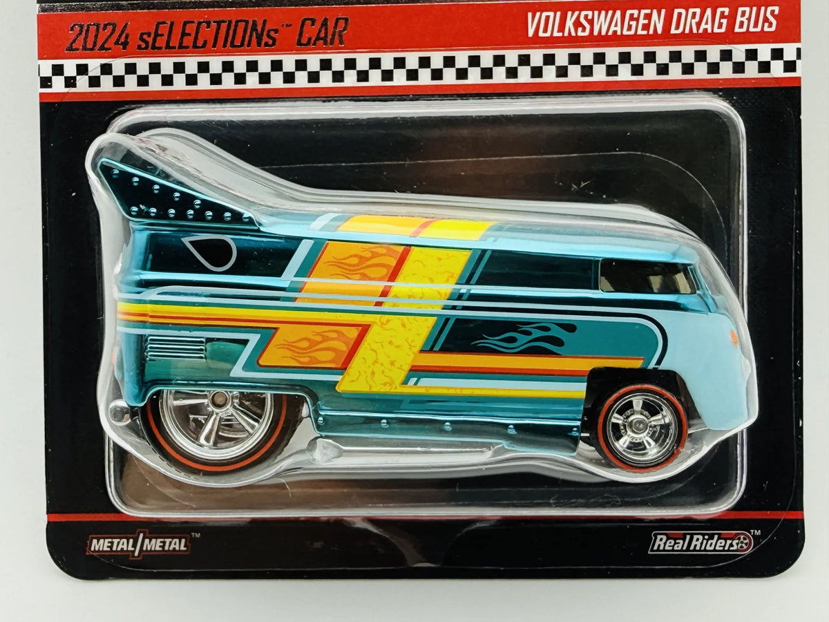 Volkswagen Drag Bus Hot Wheels 2025 Red Line Club 1:64 Van Blister – zdjęcie 2