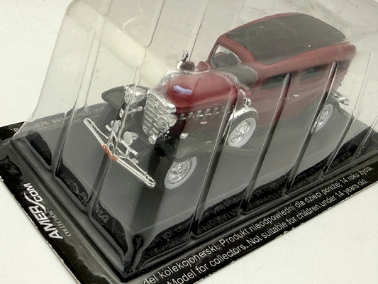 CADILLAC V16 Z 1932 R. Legendarne Samochody AmerCom Bordowy 1:43 – zdjęcie 2