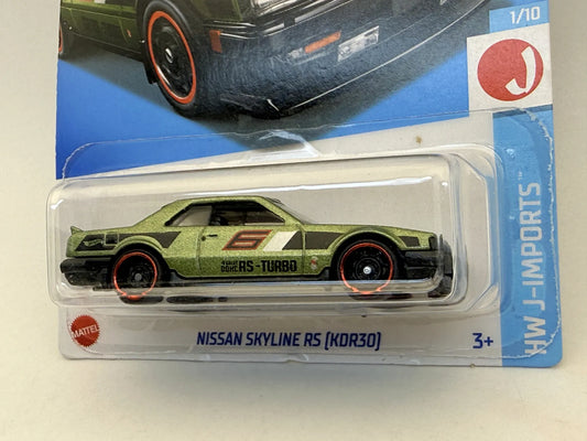 NISSAN SKYLINE RS KDR30 HW J-IMPORTS Hot Wheels 2021 Zielony 1:10 – zdjęcie 2