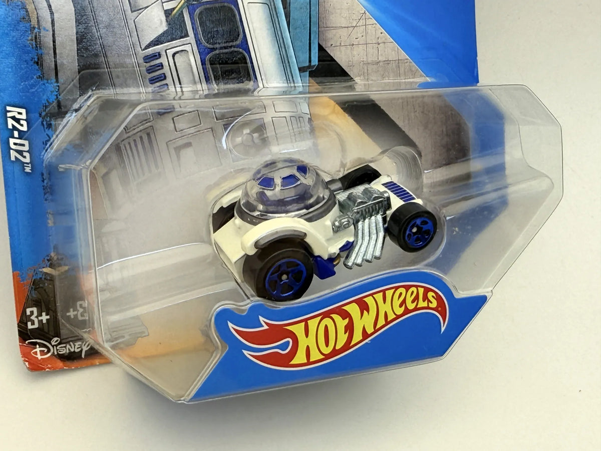 STAR WARS R2-D2 CHARACTER CAR Hot Wheels 2014 Biały 1:64 – zdjęcie 2