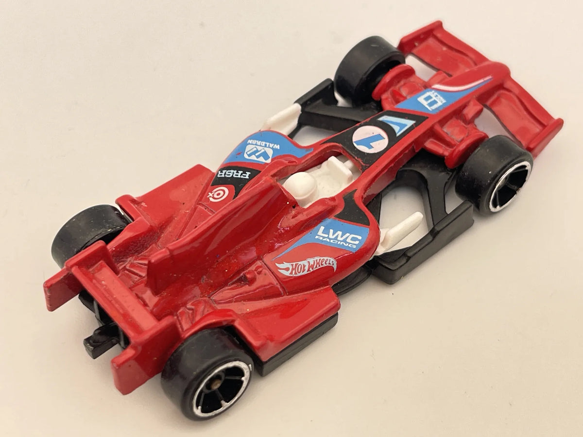 F1 Racer, Hot Wheels, Resoraki, Die cast 1:64, czerwony – zdjęcie 2