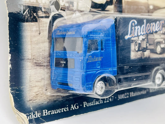 MAN Grell 1:87 Ciężarówka Promocyjna Lindener Edition Blister Niebieski – zdjęcie 2