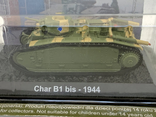 Czołg Char B1 Bis - 1944 Tanks of the World Wojsko AmerCom Zielony 1:72 – zdjęcie 2