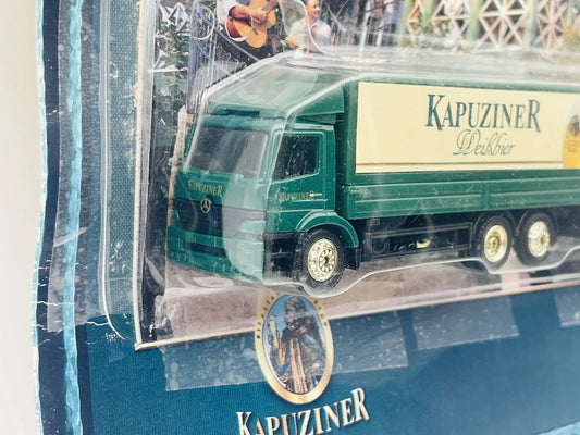 Mercedes-Benz Atego Grell Promotional Model 1:87 KAPUZINER Blister Zielony – zdjęcie 2