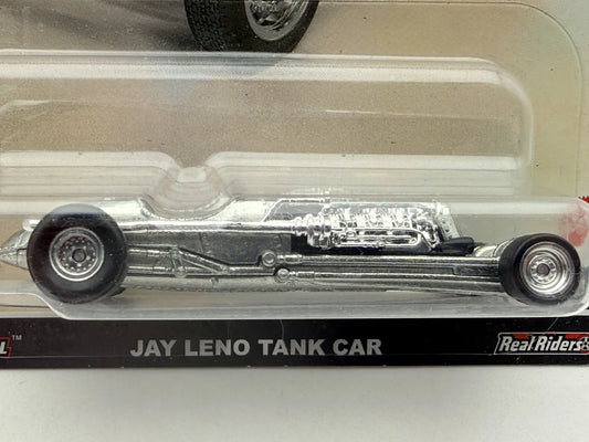 Jay Leno Tank Car Car Culture Hot Wheels Premium 2021 Srebrny 1:64 – zdjęcie 2