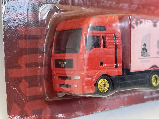 MAN TRUCK Hümmer 1:87 Różowy Reklama Der zweite Schultheiss Mini-Truck – zdjęcie 2