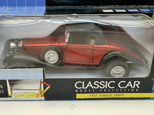1931 Classic Coupe Classic Car Model Collection 1995 Czerwony 1:43 – zdjęcie 2