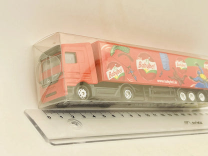 Mercedes Actros Grell 1:87 Ciężarówka Promocyjna Babybel Blister Czerwony – zdjęcie 2
