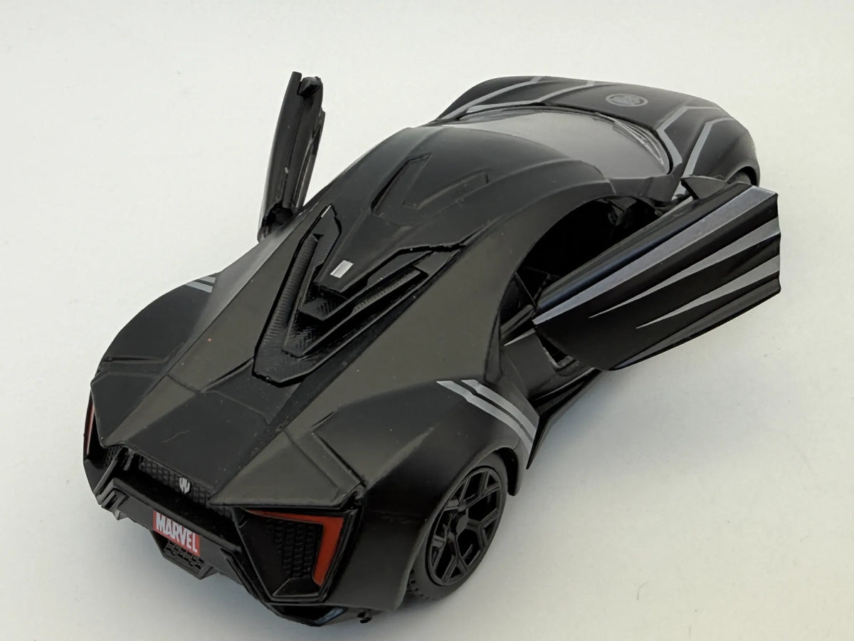 LYKAN HYPERSPORT MARVEL AVENGERS, Jada Toys, Die cast, Czarny 1:32 Resoraki – zdjęcie 2