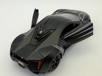 LYKAN HYPERSPORT MARVEL AVENGERS, Jada Toys, Die cast, Czarny 1:32 Resoraki – zdjęcie 2